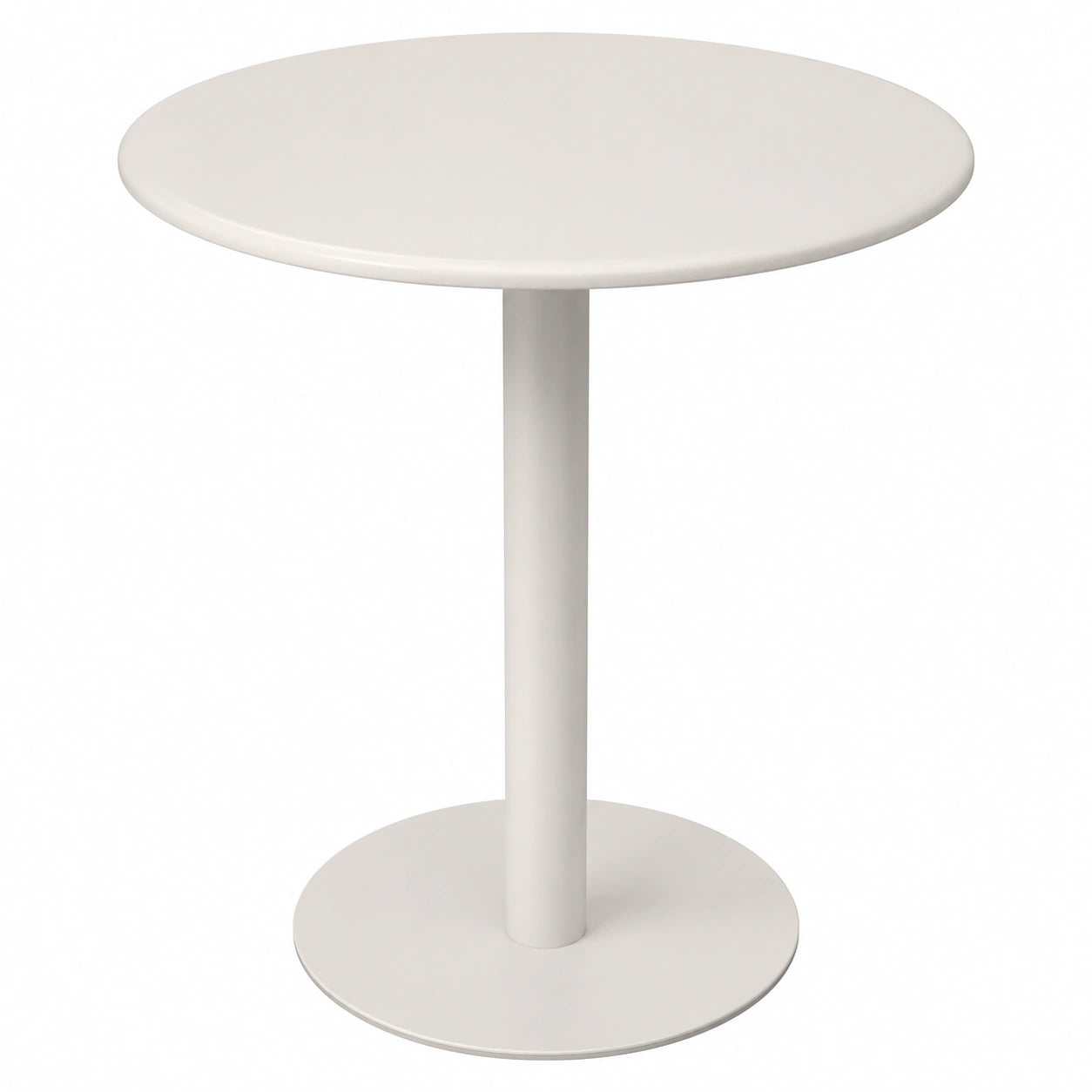 Moderner Runder Esstisch 60 cm für Zwei Personen in Beige