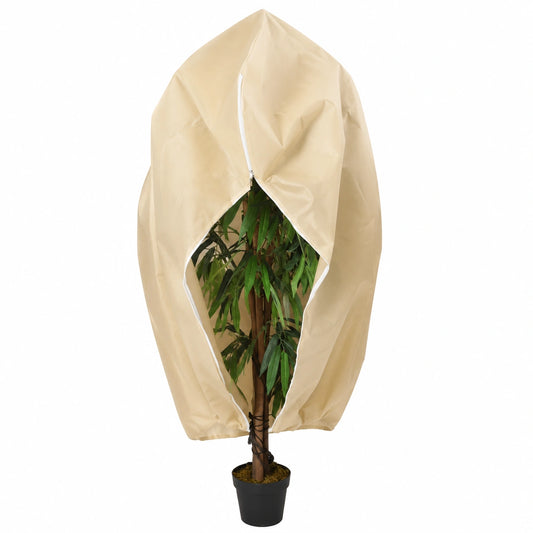 Homgoday Schutzhüllen mit Reißverschluss für Möbel und Pflanzen, 10er Set, 70 g/m², 3,93 x 3 m, für Innen- und Außenbereich