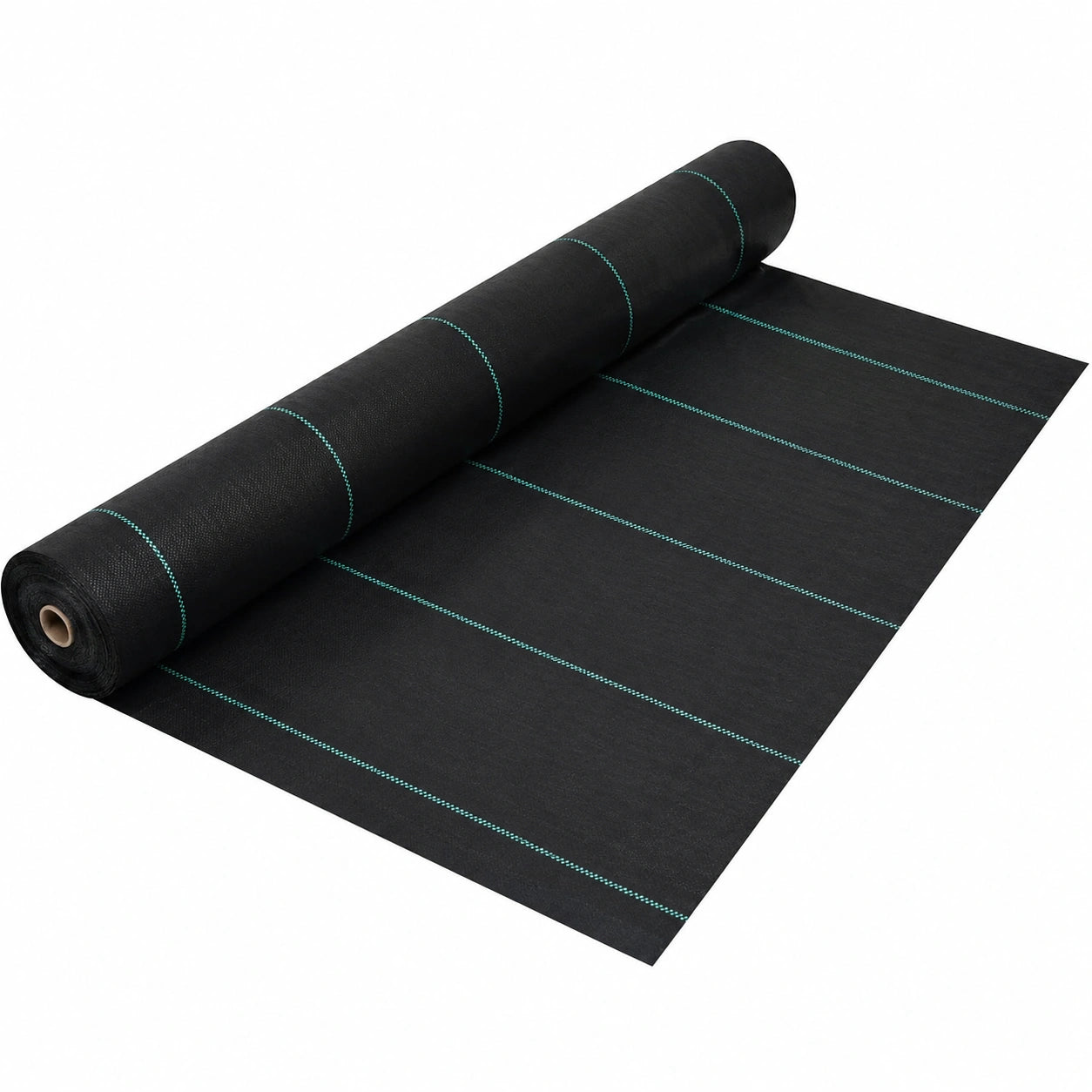Schwarzes Unkrautvlies 2x100m aus PP für Möbel-Dekoration