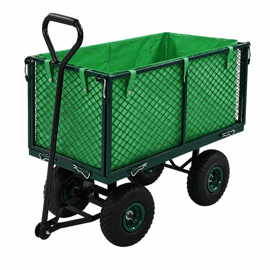 Wetterfeste Gartenwagen-Abdeckung, grün, für Innen- und Außenmöbel