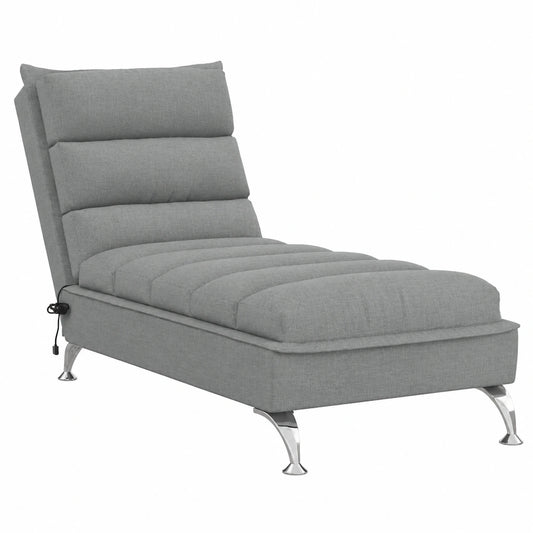 Ergonomische Chaiselongue mit Kissen für Innen- und Außenbereich, dunkelgrau